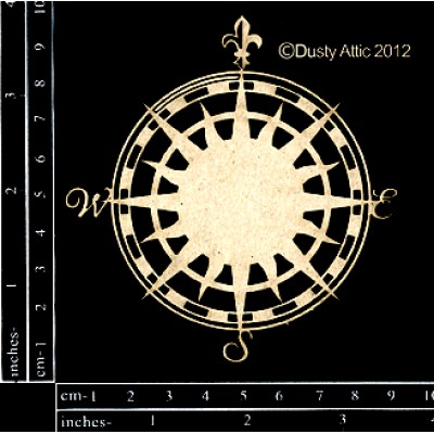  Dusty Attic - Chipboard «Compass Rose»